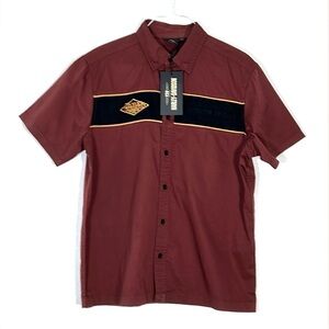 Harley Davidson Men’s Brown Button Down Shirt